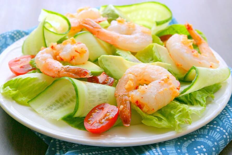 shrimp salad para tumaas ang potency